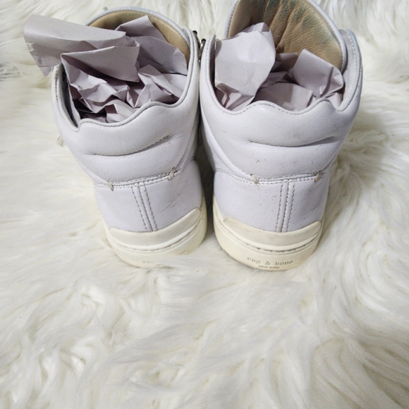 rag & bone White High-Top Sneakers - Picture 3 of 9